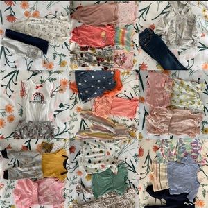 Lot of Baby girl clothes sizes NB-3 months